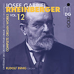 the album cover for Rudolf Inning - Complete Organ Works 12