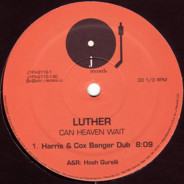 Luther* : Can Heaven Wait (2x12")