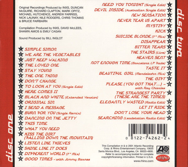 INXS : Shine Like It Does: The Anthology (1979-1997) (2xCD, Comp, RM)