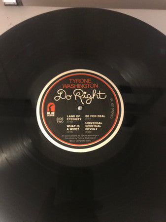 Tyrone Washington : Do Right (LP)