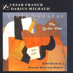 the album cover for Franck/Milhaud/Dvorak - Viola Treasury