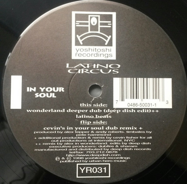 Latino Circus : In Your Soul (Cevin Fisher Remixes + Original / Unreleased Mixes) (2x12", Gre)