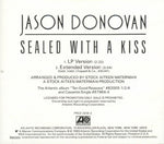 Jason Donovan : Sealed With A Kiss (CD, Maxi, Promo)