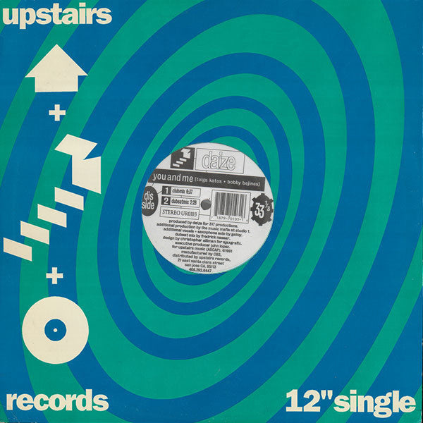 Daize : You And Me (12")
