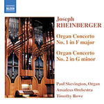 the album cover for Paul Skevington - Organ Concertos