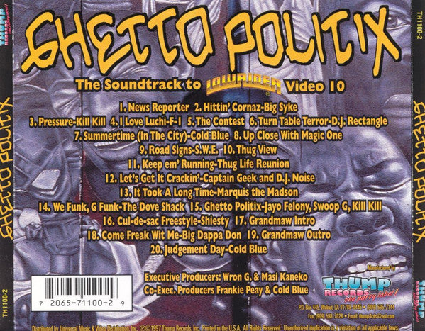 Various : Ghetto Politix (CD, Comp)