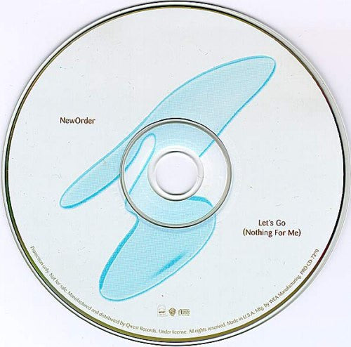 NewOrder* : Let's Go (Nothing For Me) (CD, Promo)
