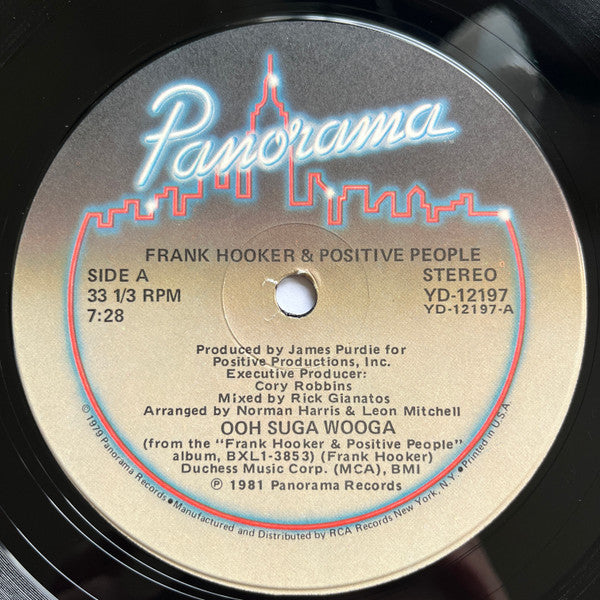 Frank Hooker & Positive People : Ooh Suga Wooga / This Feelin' (12")