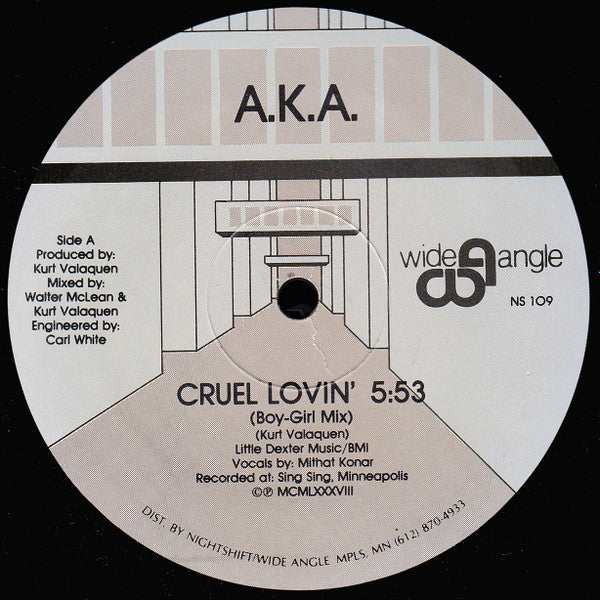 A.K.A. (2) : Cruel Lovin' (12")