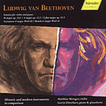 the album cover for L.V. Beethoven - Historic & Modern Instruments in Comparison