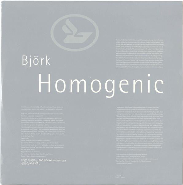 Björk : Homogenic (LP, Album)
