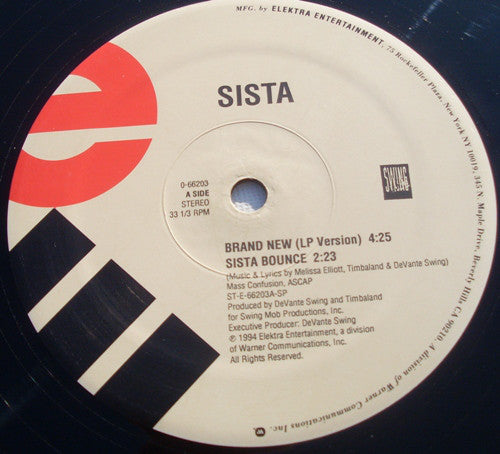 Sista (2) : Brand New (12", Single)