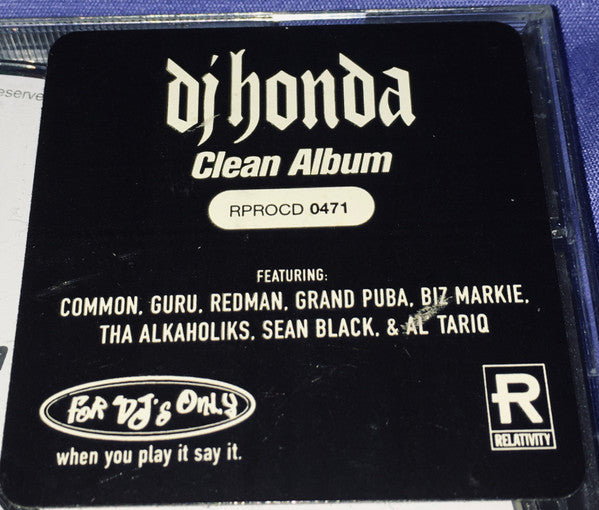 DJ Honda : DJ Honda (CD, Album, Promo, Cle)