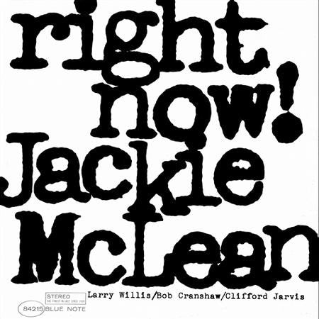 Jackie McLean : Right Now! (LP, Album, Ltd, RE, 180)