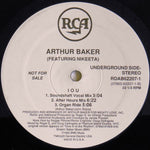 Arthur Baker Featuring Nikeeta : I.O.U. (12", Single, Promo)