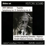 the album cover for Robert Kajanus - Historic Sibelius Recordings