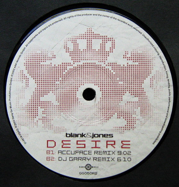 Blank & Jones : Desire (Part 3) (12")
