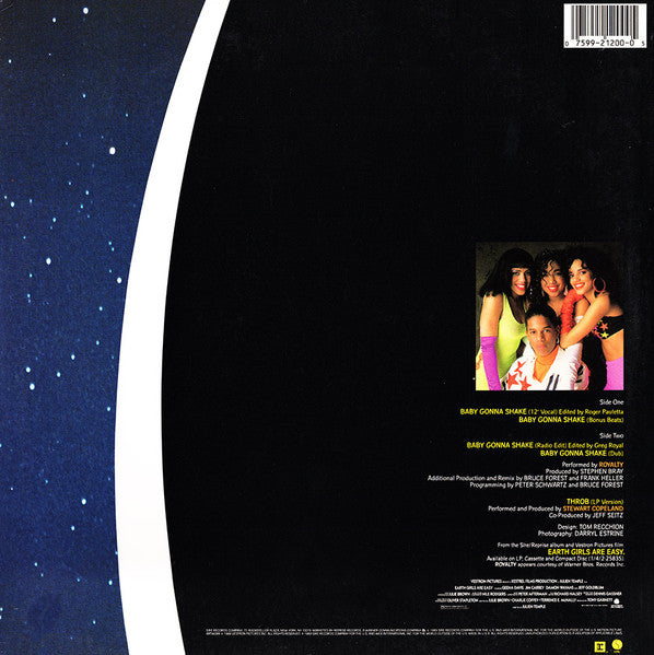 Royalty / Stewart Copeland : Baby Gonna Shake / Throb (12", Maxi)