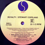 Royalty / Stewart Copeland : Baby Gonna Shake / Throb (12", Maxi)
