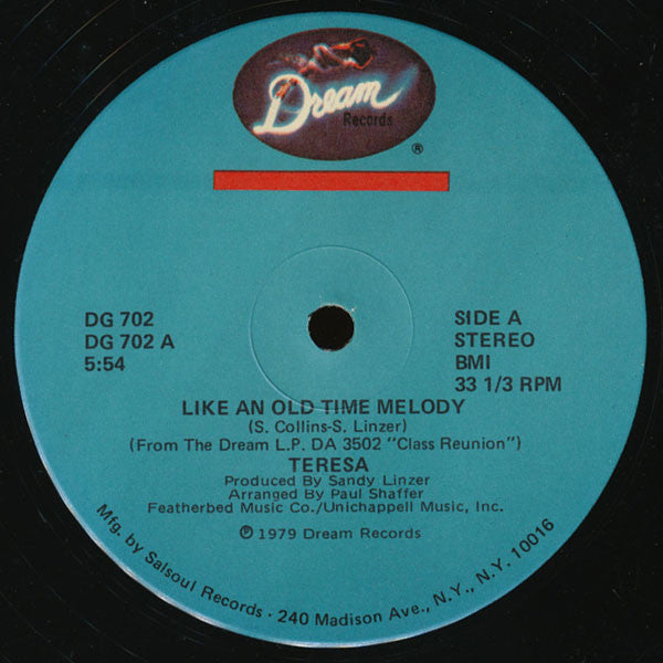 Teresa (3) : Like An Old Time Melody / I Got Love For You Ruby (12", Single)