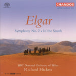 the album cover for Richard Hickox - Symphony 2 / in the South