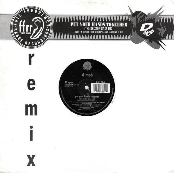 D Mob : Put Your Hands Together (The Brixton Bass Mix) (12")