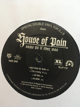 House Of Pain : Same As It Ever Was (2xLP, Album, S/Edition)