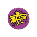 Yellow Bat Demon Button