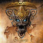 the album cover for Gamma Ray - Majestic [Import]