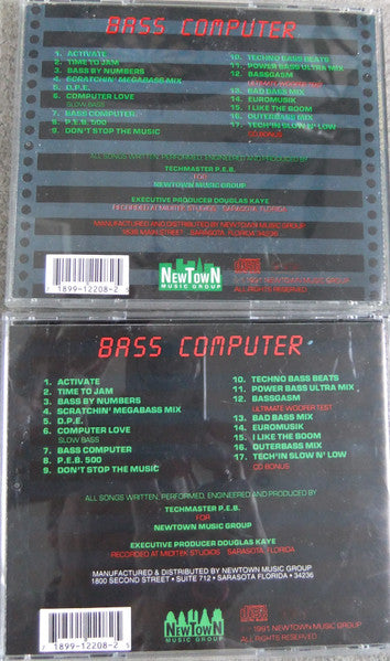 Techmaster P.E.B. : Bass Computer (CD, Album)