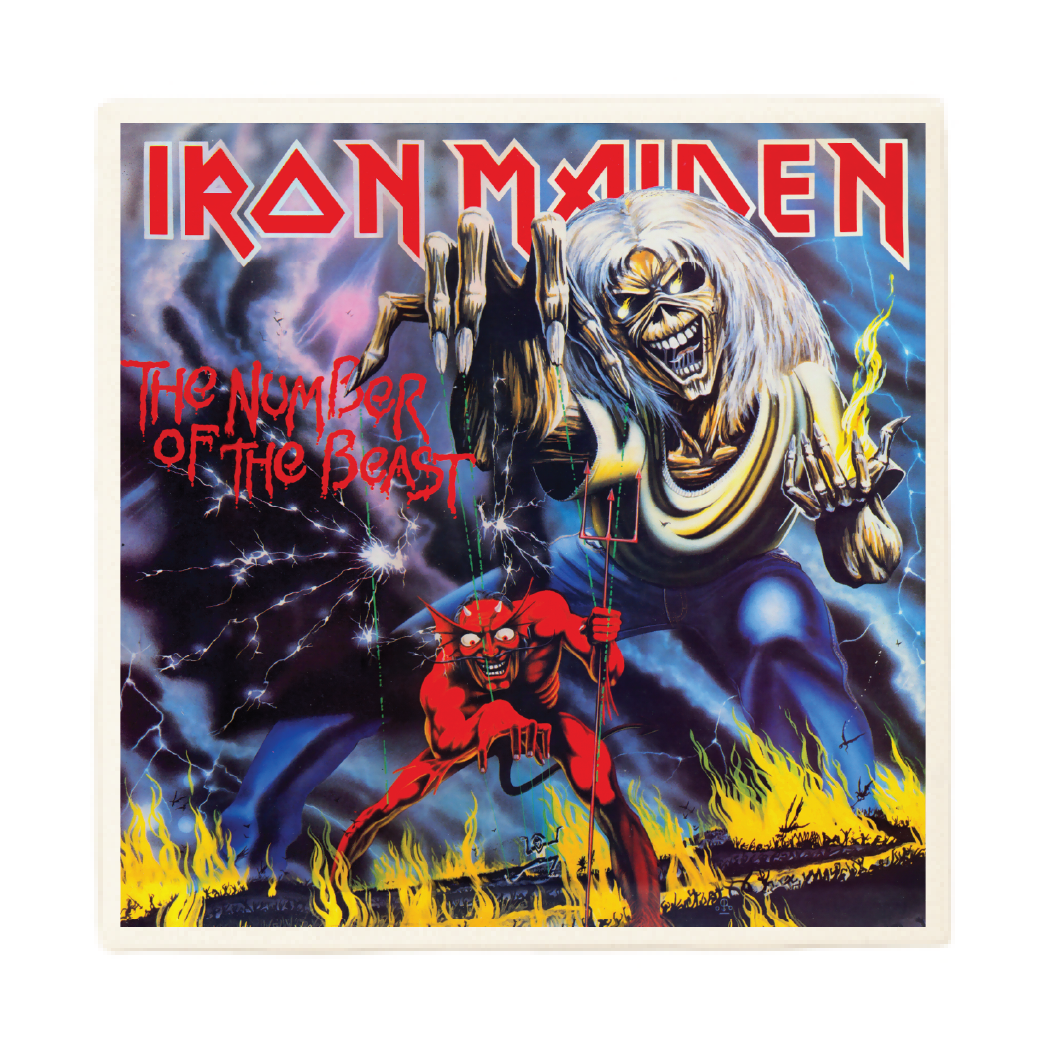 Iron Maiden The Number of the Beast Album Coaster