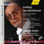 the album cover for L.V. Beethoven - Symphony 8 / Piano Cto 3