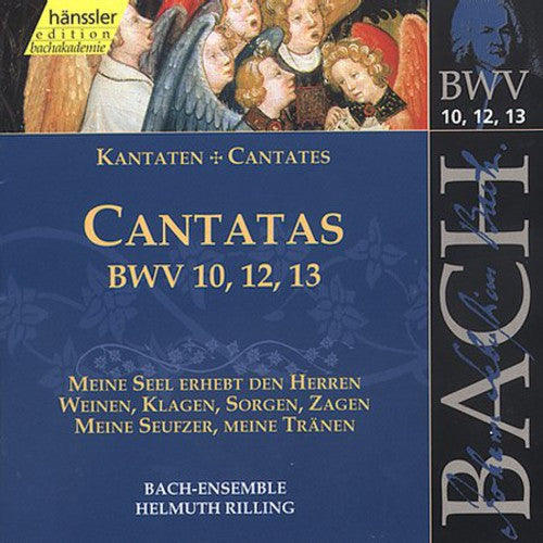 the album cover for J.S. Bach - Sacred Cantatas BWV 10 12 13
