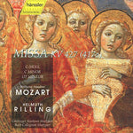the album cover for W.A. Mozart - Mass in C (Great Mass)
