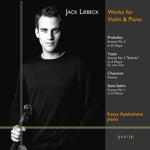 the album cover for Katya Apekisheva - Works for Violin & Piano