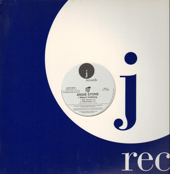 Angie Stone : I Wasn't Kidding (12")