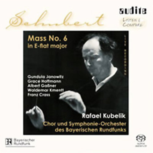 the album cover for F. SCHUBERT - Mas 6 in E-Flat Major