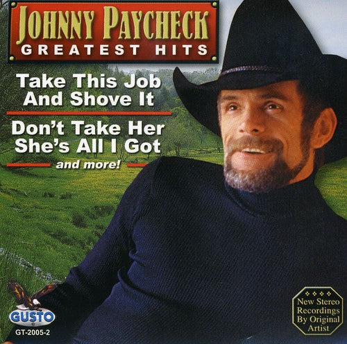 the album cover for Johnny Paycheck - Greates Hits