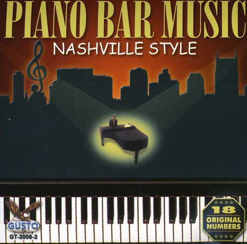the album cover for Piano Bar Music Nashville Style - Nashville Style