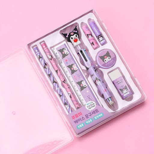 Sanrio Pencil, Pen School Office Stationery Case Set
