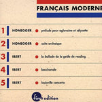 the album cover for Honegger/Ibert - Francais Moderne 1