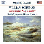 the album cover for Gerard Schwarz - Symphonies 7 & 10