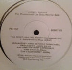 Lionel Richie : All Night Long (All Night) (12", Single, Promo)