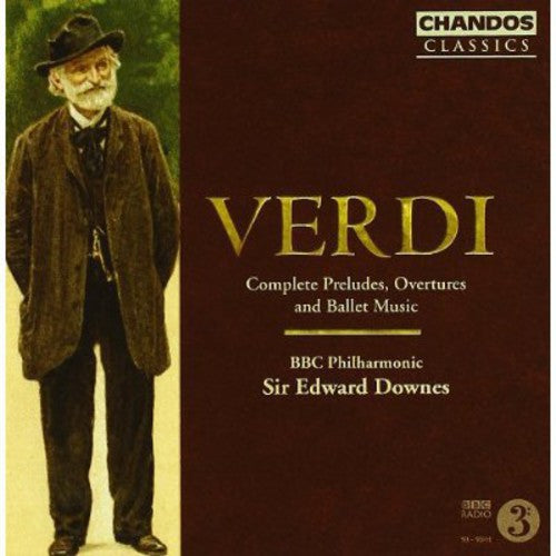 the album cover for G. Verdi - Complete Preludes Overtures & Ballet Music