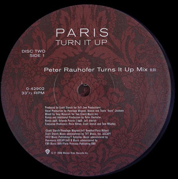Paris* : Turn It Up (2x12", Maxi)