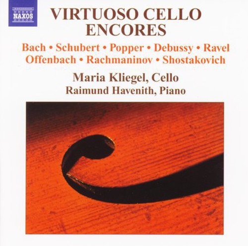 the album cover for MARIA KLIEGEL - Kliegel, Maria : Virtuoso Cello Encores