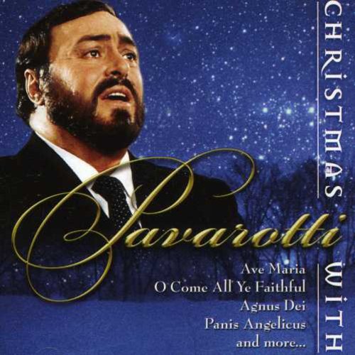 the album cover for Luciano Pavarotti - Christmas with Pavarotti