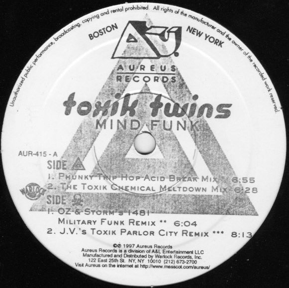 Toxik Twins : Mind Funk (12")