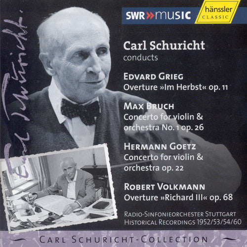 Carl Schuricht - Concierto para violín y orquesta (CD)
