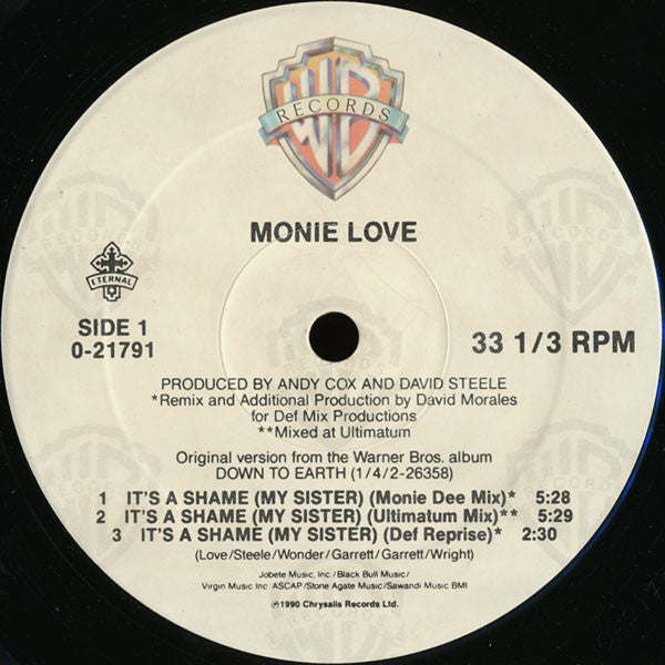 Monie Love : It's A Shame (My Sister) (12", Maxi)